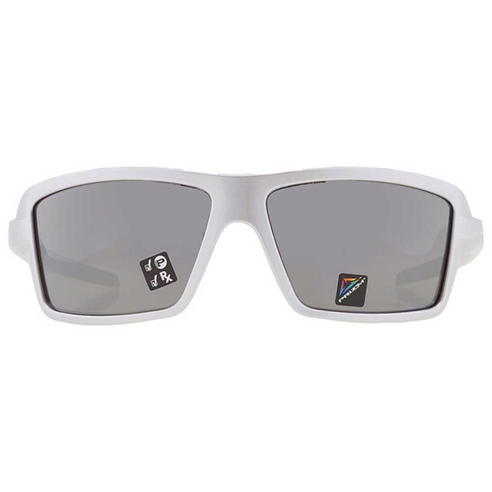 Oakley Cables Sunglasses - Matte White Frame w\ Prizm Black Polarized Lens - BeachToBlvd