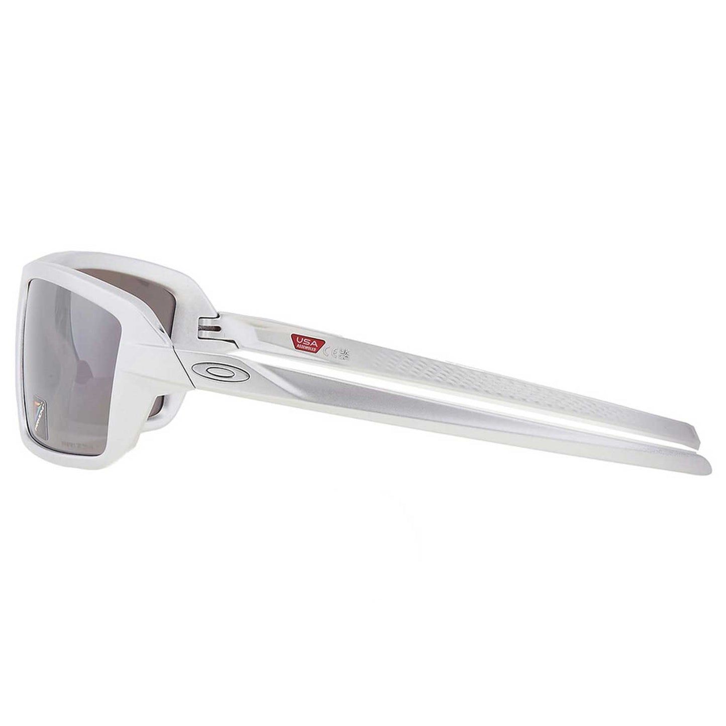 Oakley Cables Sunglasses - Matte White Frame w\ Prizm Black Polarized Lens