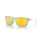 Oakley Holbrook Sunglasses - Dark Jade Opaline Frame \ Prizm 24K Polarized Lenses - BeachToBlvd