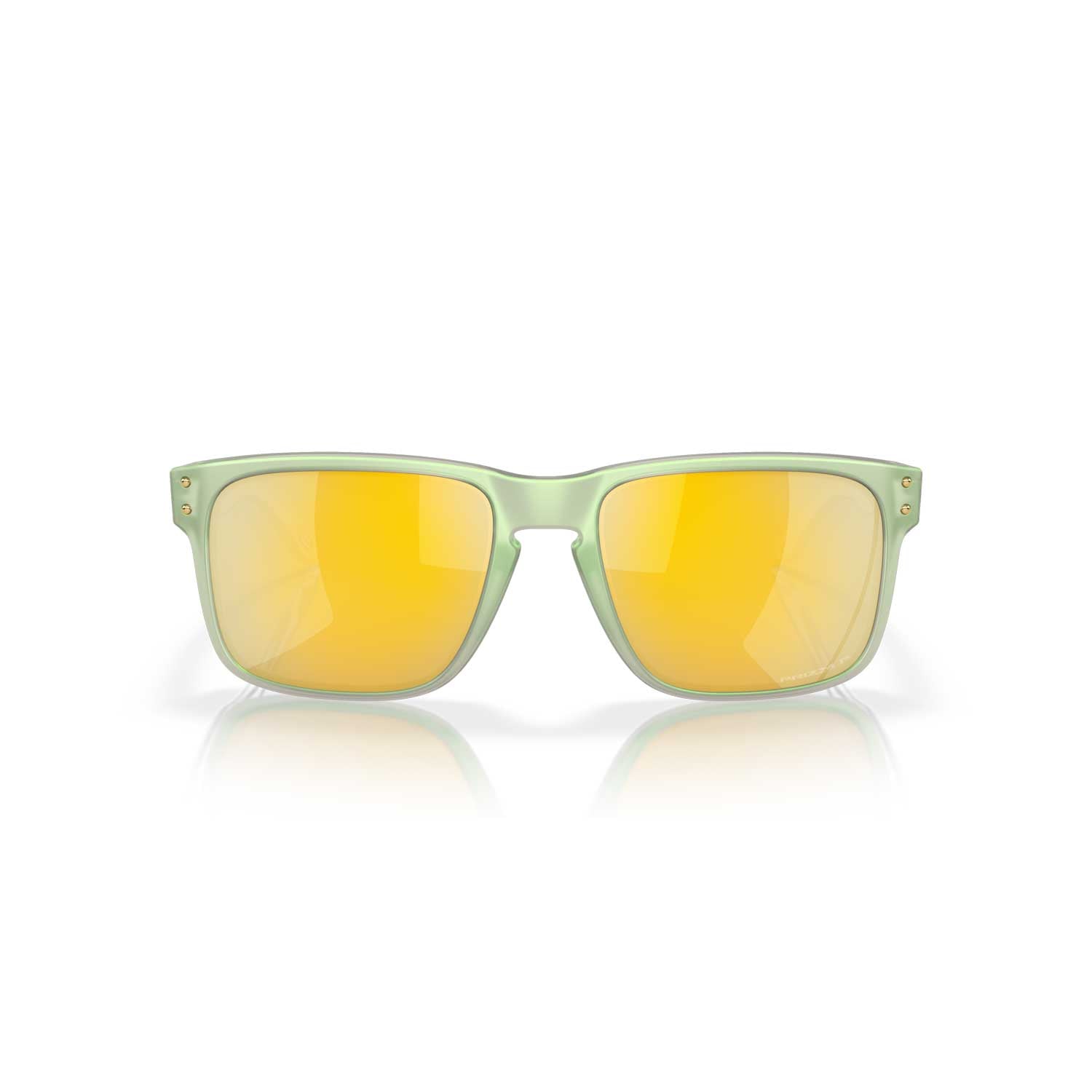 Oakley Holbrook Sunglasses - Dark Jade Opaline Frame \ Prizm 24K Polarized Lenses - BeachToBlvd