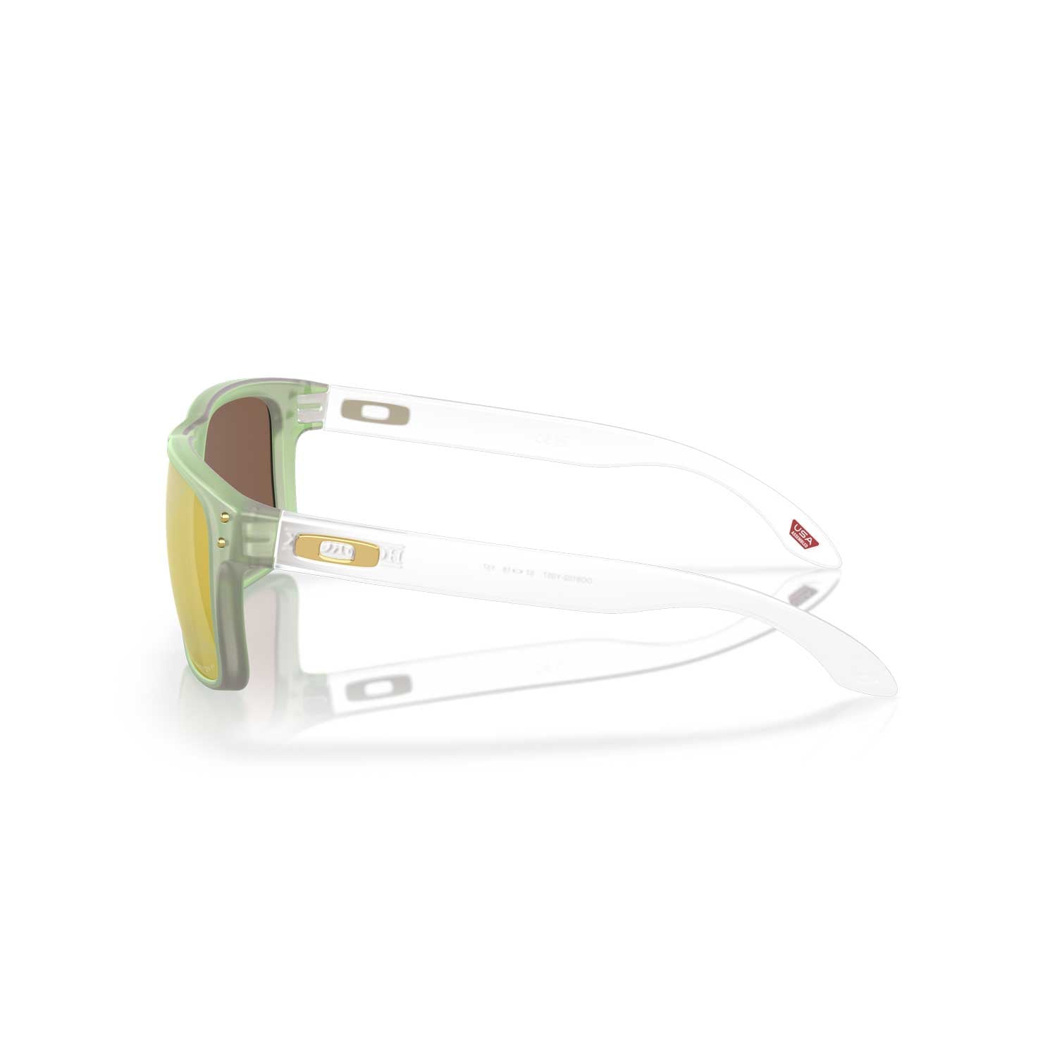 Oakley Holbrook Sunglasses - Dark Jade Opaline Frame \ Prizm 24K Polarized Lenses - BeachToBlvd