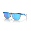 Oakley Frogskins Hybrid Sunglasses - Blue\Gray Frame - Prizm Sapphire Lenses - BeachToBlvd