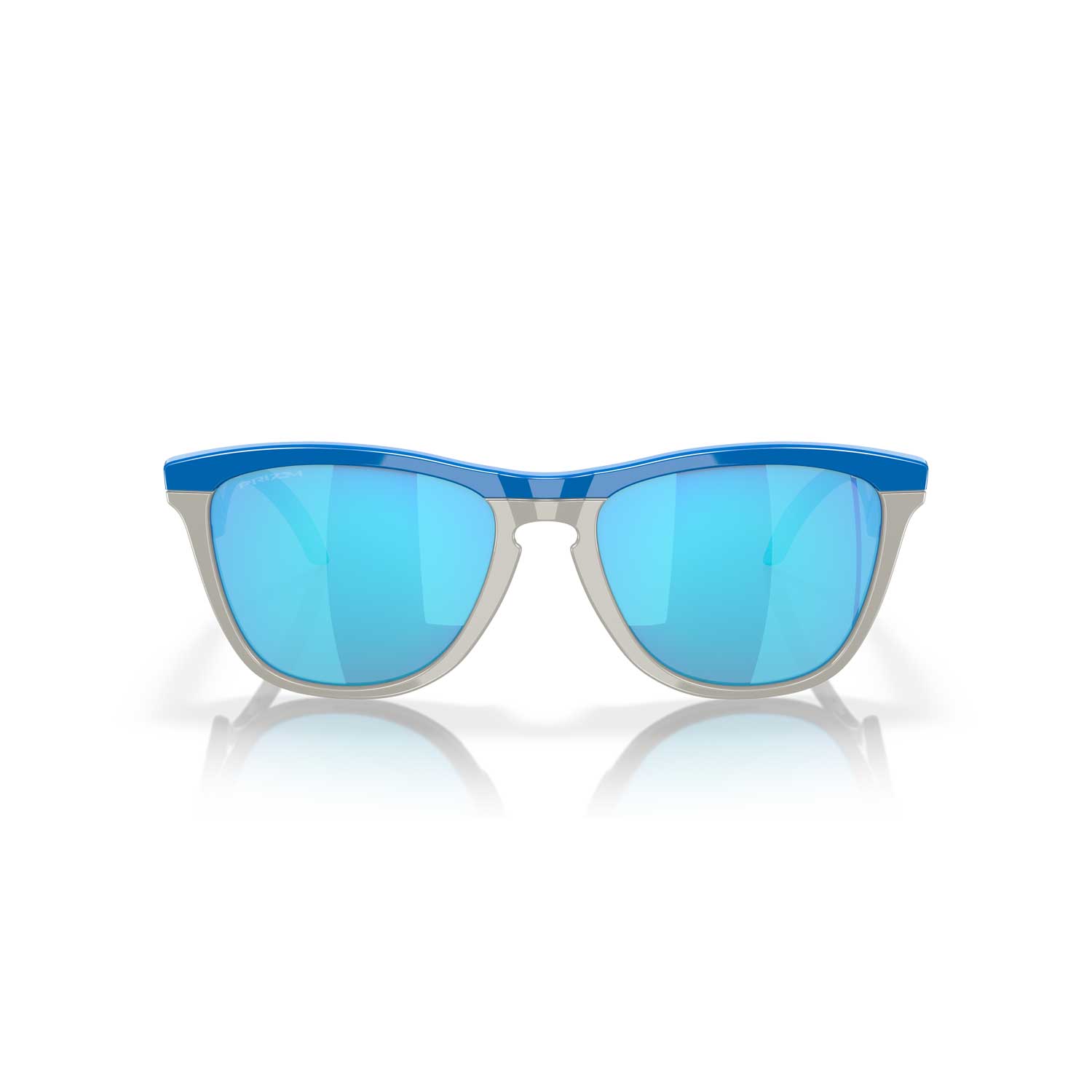 Oakley Frogskins Hybrid Sunglasses - Blue\Gray Frame - Prizm Sapphire Lenses - BeachToBlvd