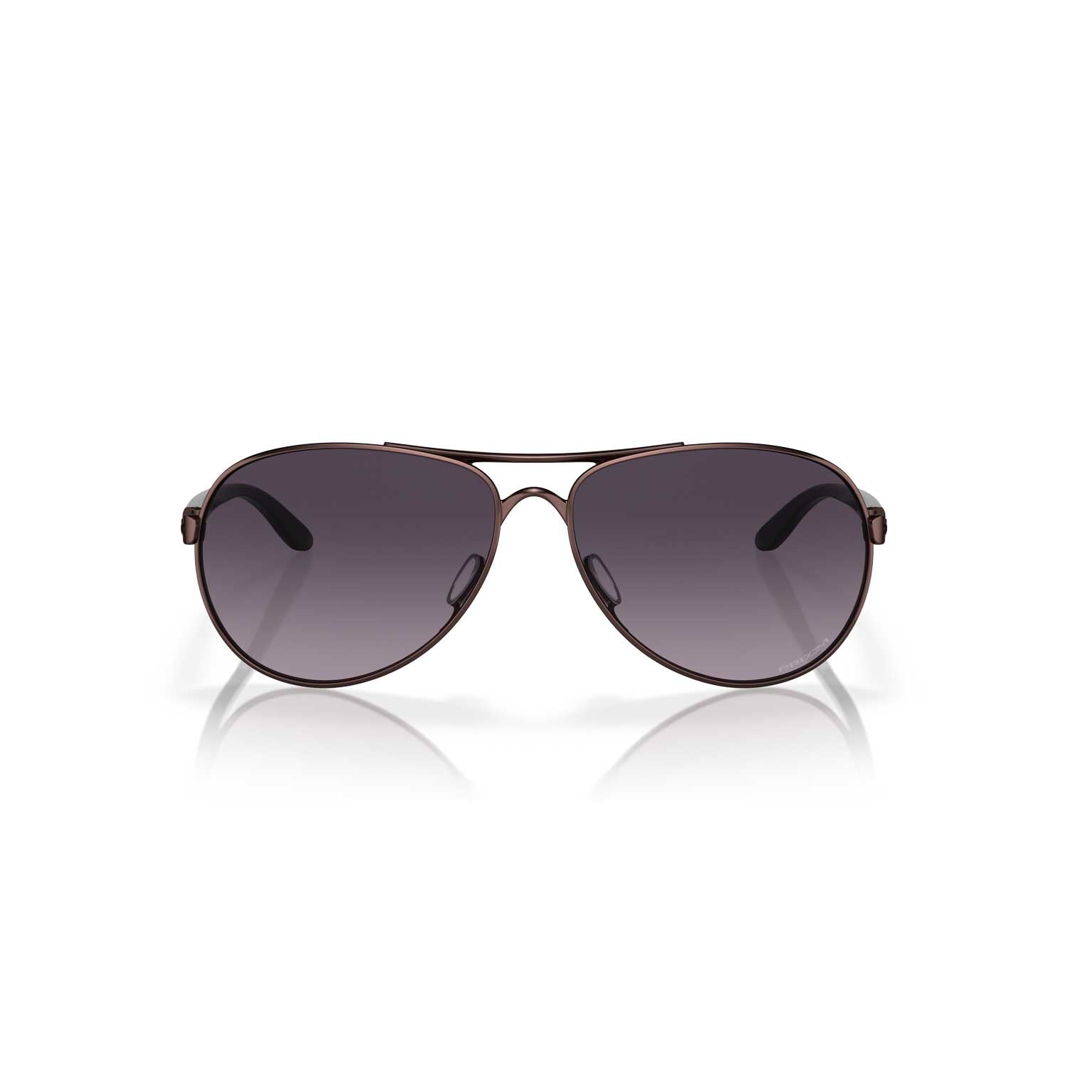Oakley OO4079 Feedback Sunglasses - Satin Grenache - Prizm Black Gradient - BeachToBlvd