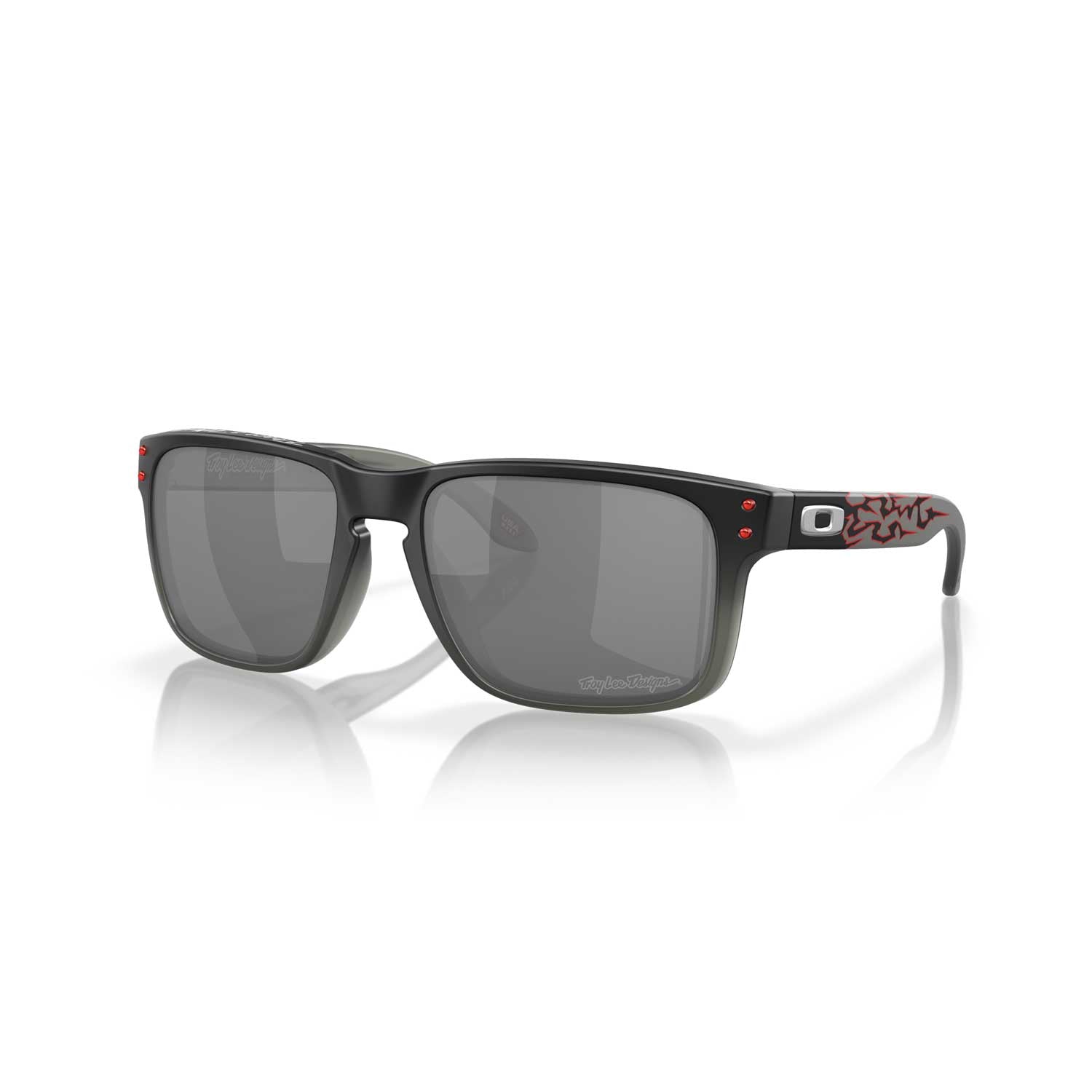 Oakley OO9102 Holbrook Troy Lee Designs Series Sunglasses - Black\Black - BeachToBlvd