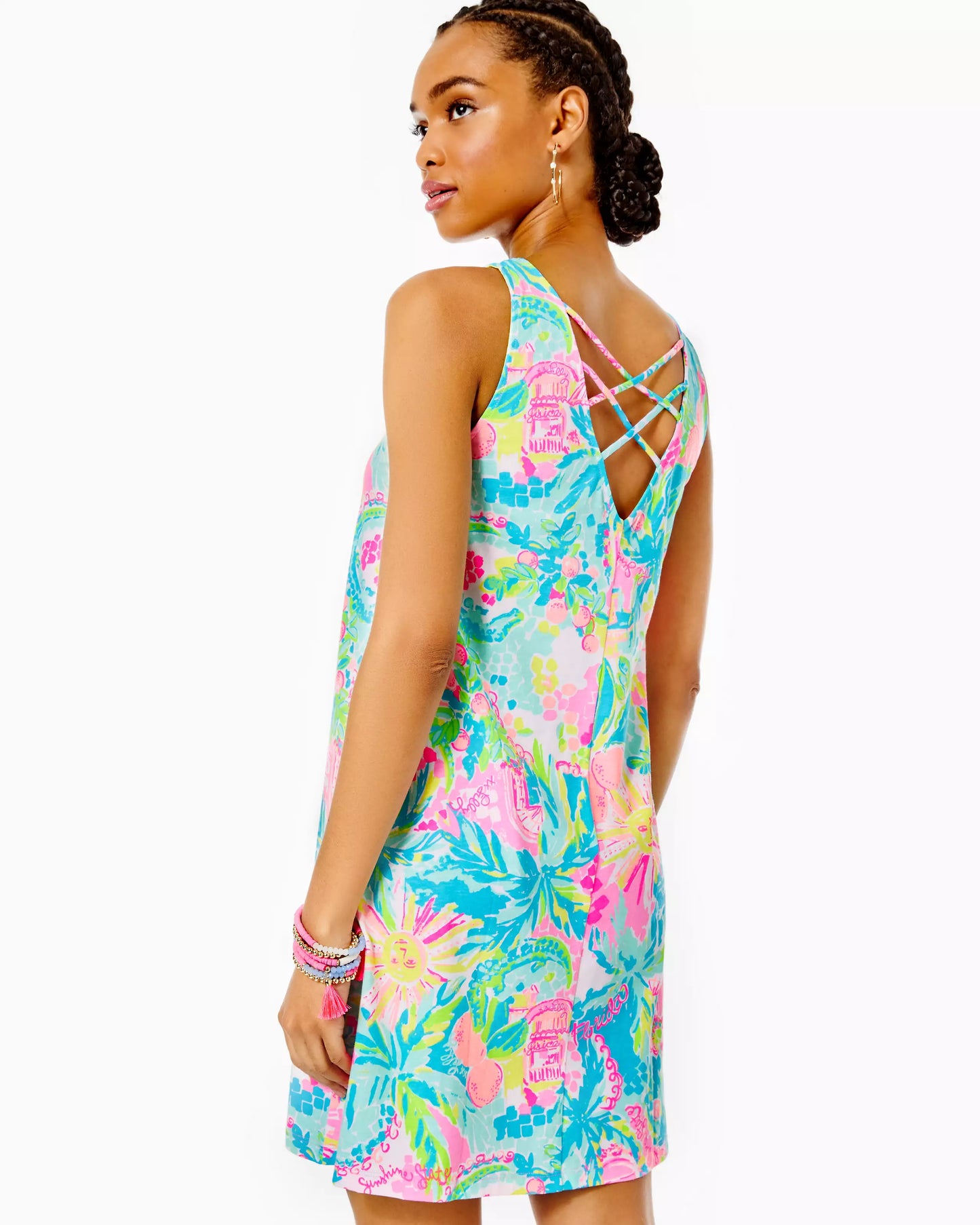 Lilly Pulitzer Kristen Swing Dress - Multi Sunshine State Of Mind