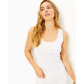 Lilly Pulitzer Sera Knit Tank Top - Resort White - BeachToBlvd