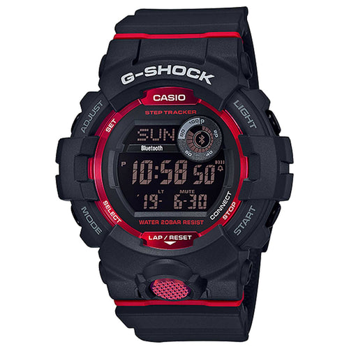 Casio G-Shock Move GBD800-1 Sports Digital Watch | Black\Red - BeachToBlvd