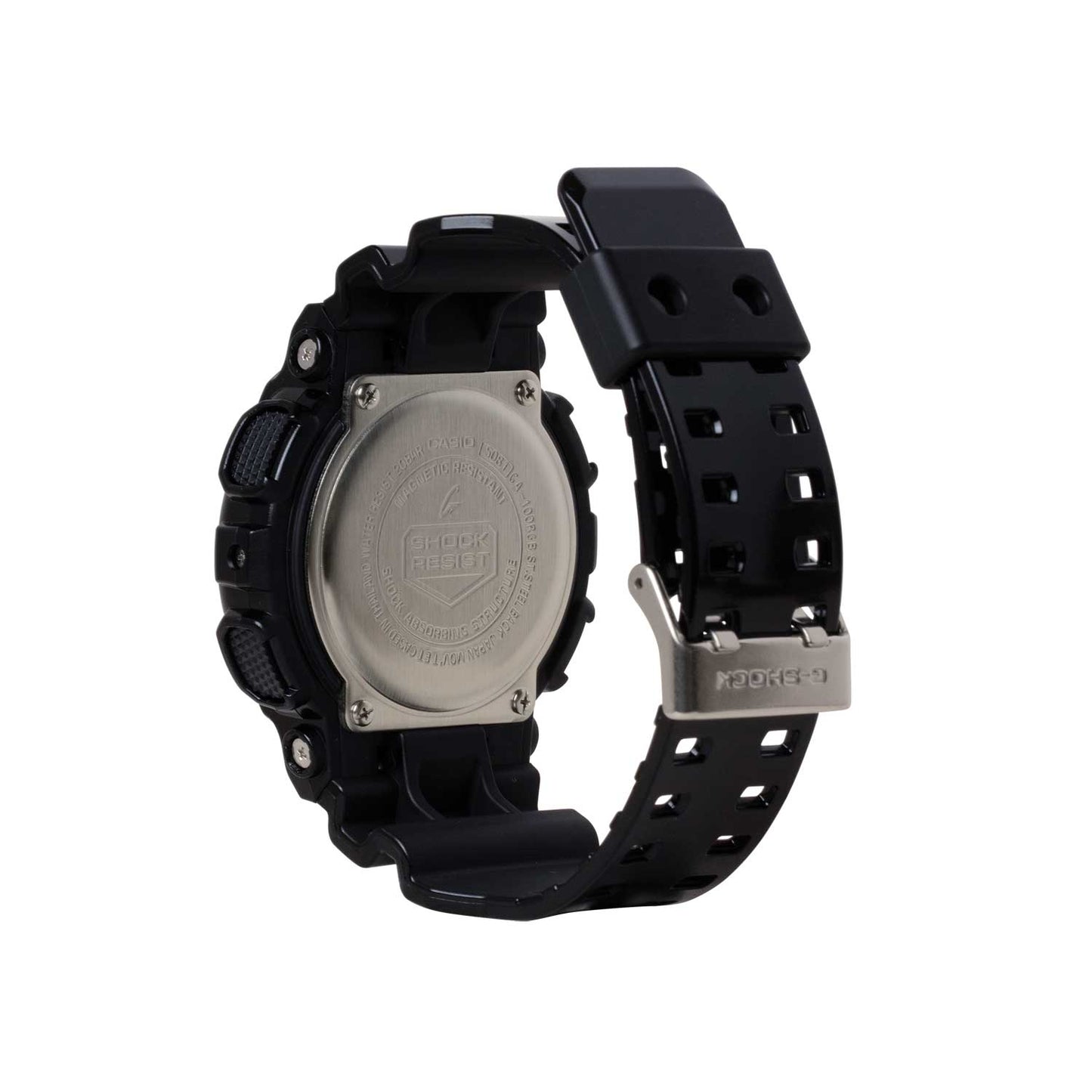 Casio G-Shock Analog \ Digital Men's Watch - Glossy Black\Rainbow Vapor - GA100RGB-1A