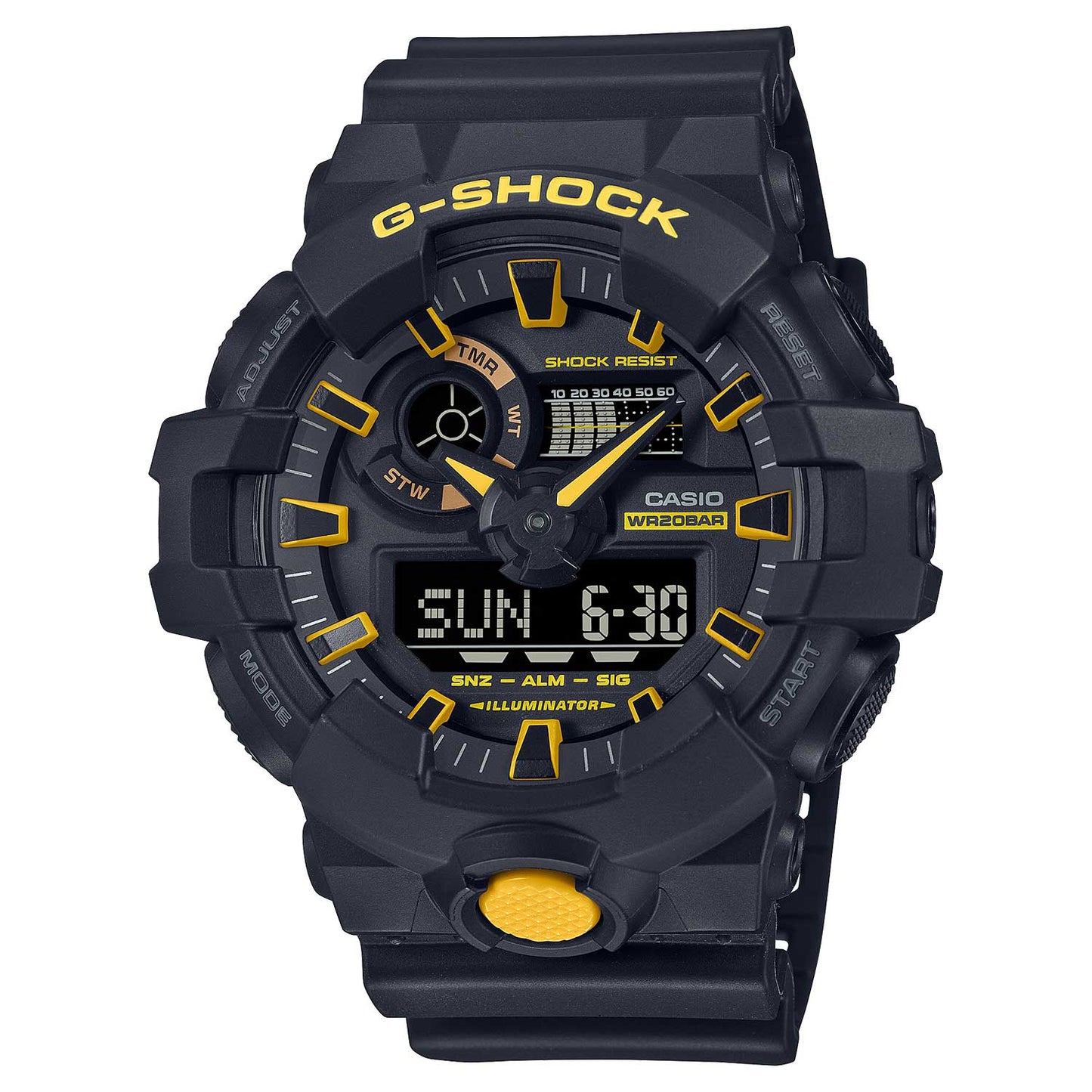 Casio G-Shock Black Analog - Digital Watch Model GA700CY-1A