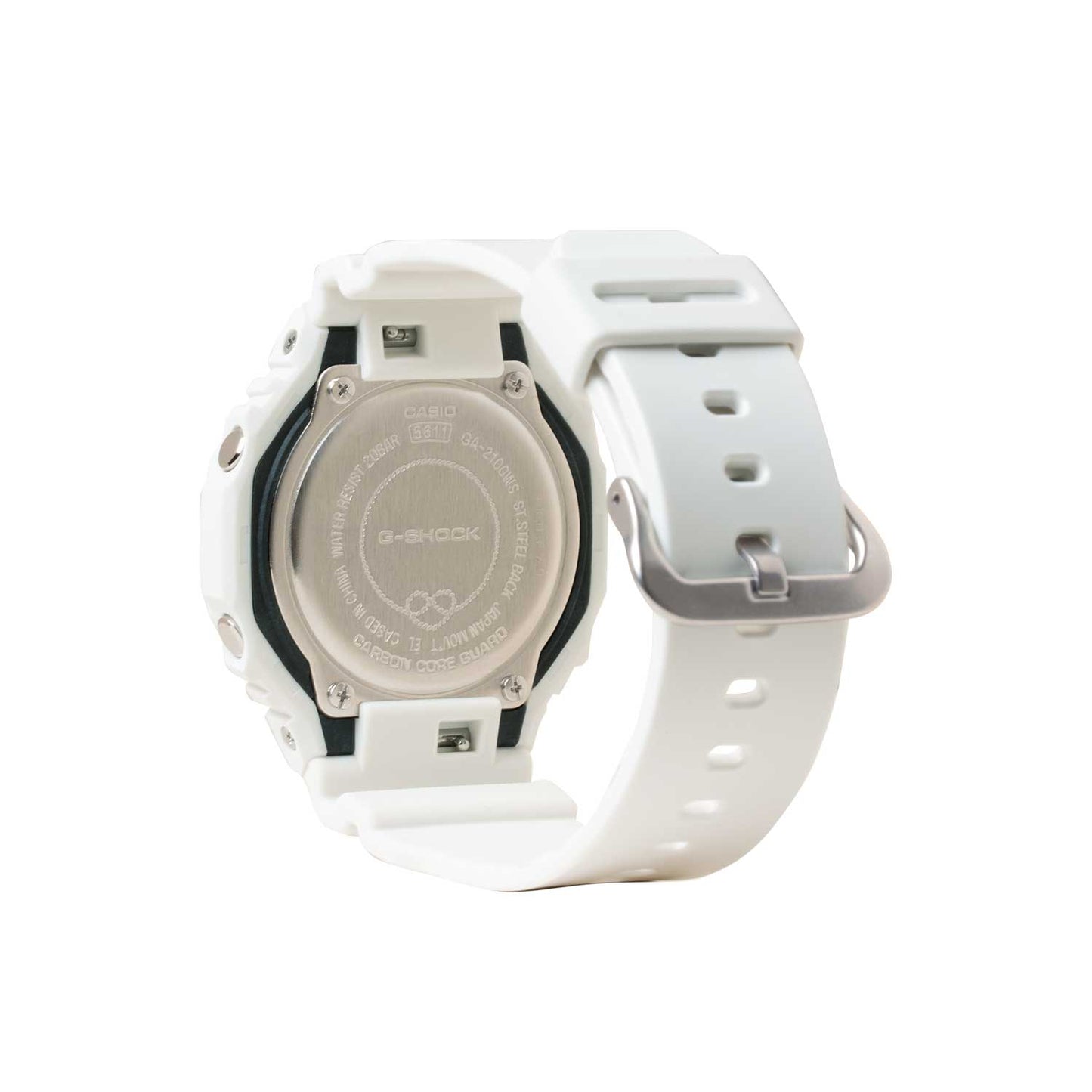 Casio G-Shock Analog \ Digital Men's Watch - White\Blue - GA2100WS-7A
