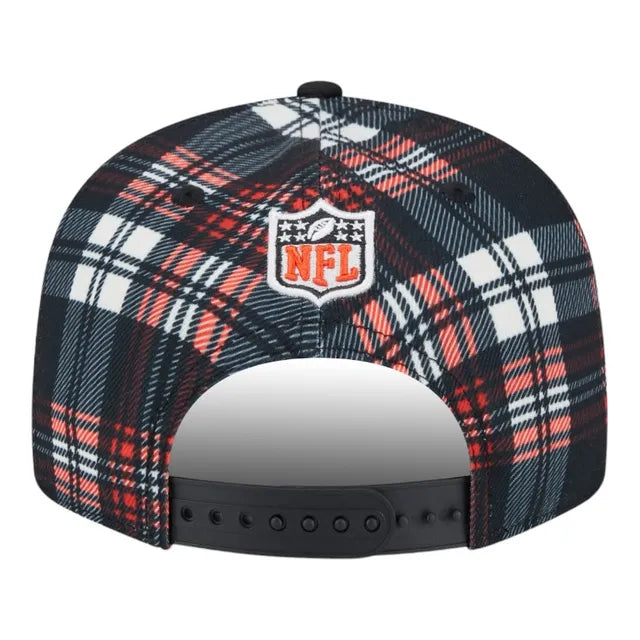 New Era Cincinnati Bengals 9FIFTY 950 Sideline Statement Plaid Snapback Hat