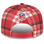 New Era San Francisco 49ers  2024 9FIFTY 950 Sideline Statement Plaid Snapback Hat