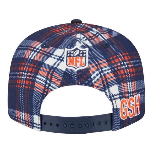 New Era Chicago Bears 2024 9FIFTY 950 Sideline Statement Plaid Snapback Hat