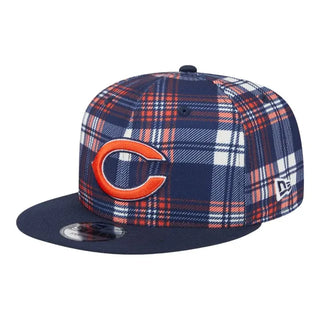 New Era Chicago Bears 2024 9FIFTY 950 Sideline Statement Plaid Snapback Hat