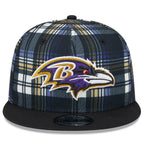 New Era 2024 Baltimore Ravens Statement Grey Sideline 950 Snapback Adjustable Hat