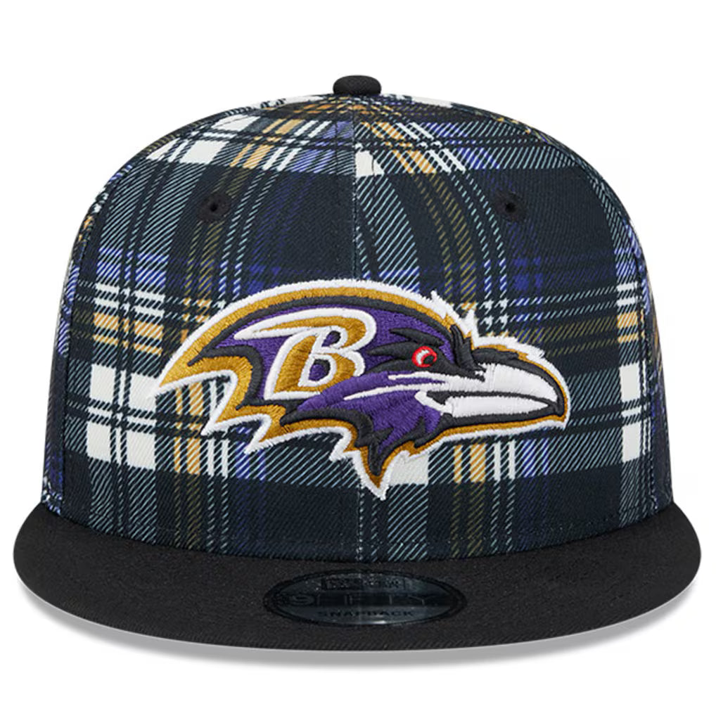 New Era 2024 Baltimore Ravens Statement Grey Sideline 950 Snapback Adjustable Hat