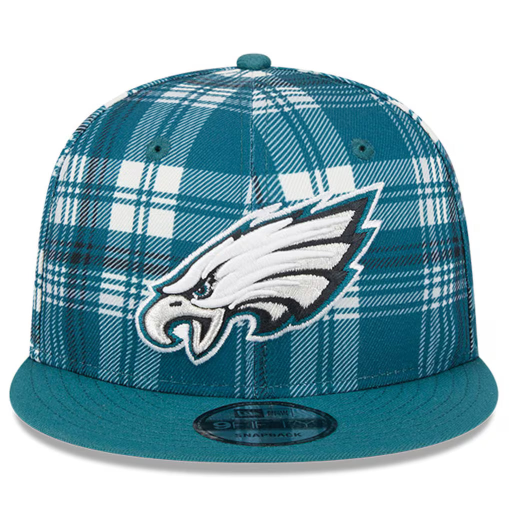 New Era Philadelphia Eagles 9FIFTY 950 Statement Sideline Plaid Snapback Hat