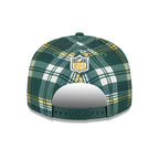 New Era Green Bay Packers 9FIFTY 950  Statement Sideline Plaid Snapback Hat