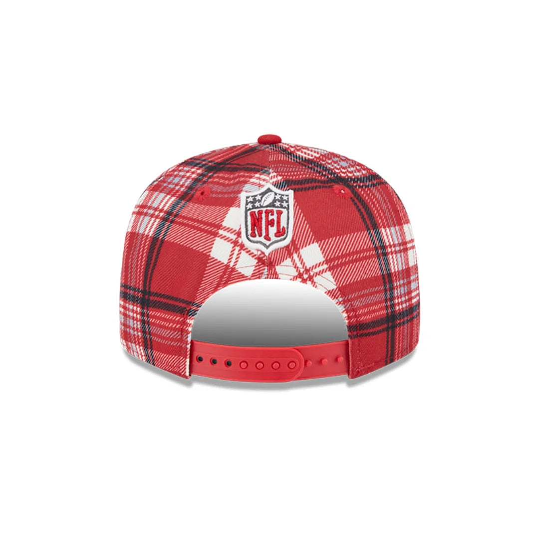 New Era Tampa Bay Buccaneers 9FIFTY 950 Sideline Statement Plaid Snapback Hat