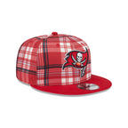 New Era Tampa Bay Buccaneers 9FIFTY 950 Sideline Statement Plaid Snapback Hat