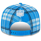 New Era Detroit Lions 9FIFTY 950 Sideline Statement Plaid Snapback Hat