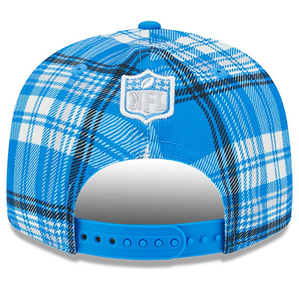 New Era Detroit Lions 9FIFTY 950 Sideline Statement Plaid Snapback Hat