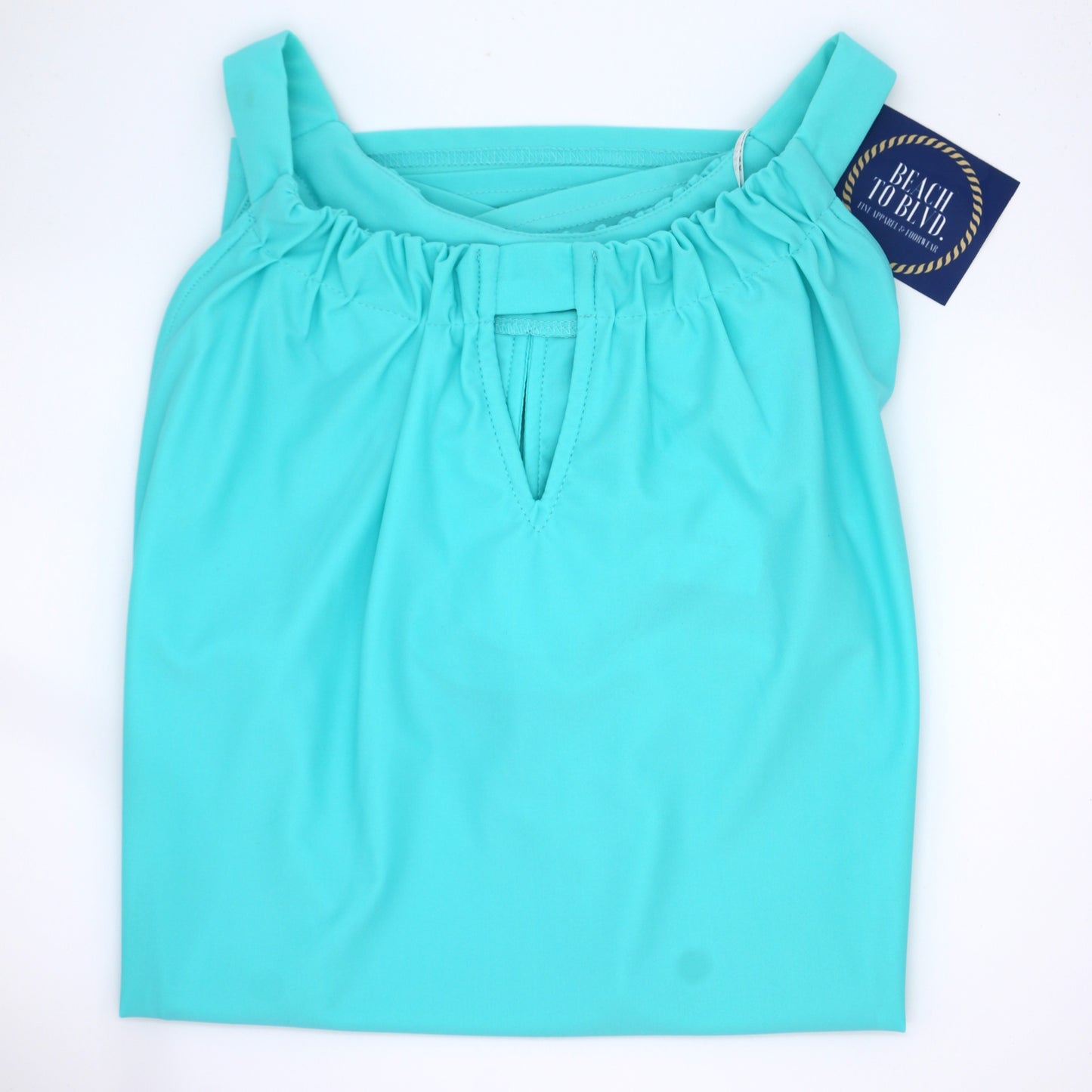 Aryeh Keyhole Top - Sky