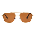 I-SEA Brooks Women's Polarized Sunglasses - Gold Frame/Brown Lens