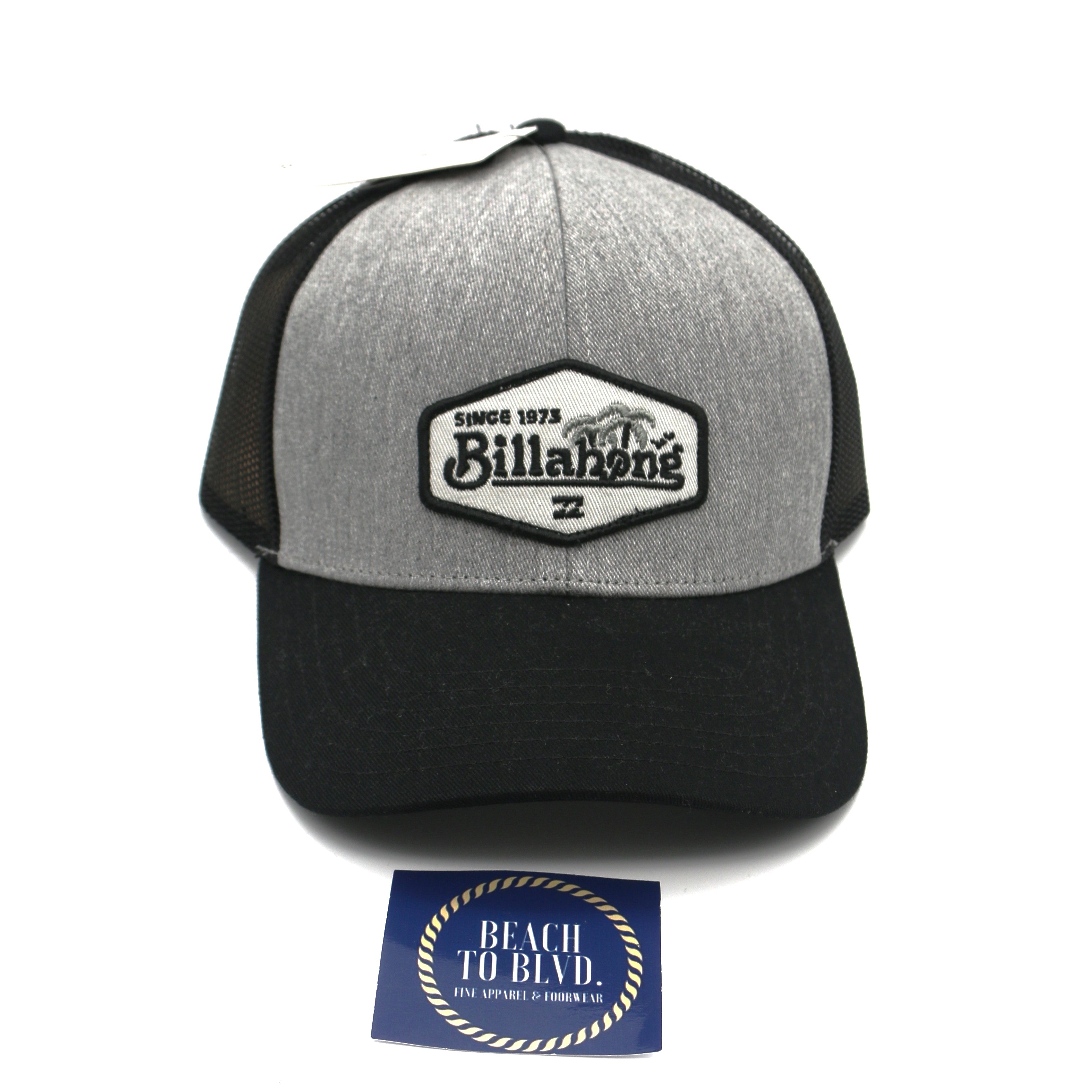 Billabong Walled Trucker Hat - Heather Gray/Black
