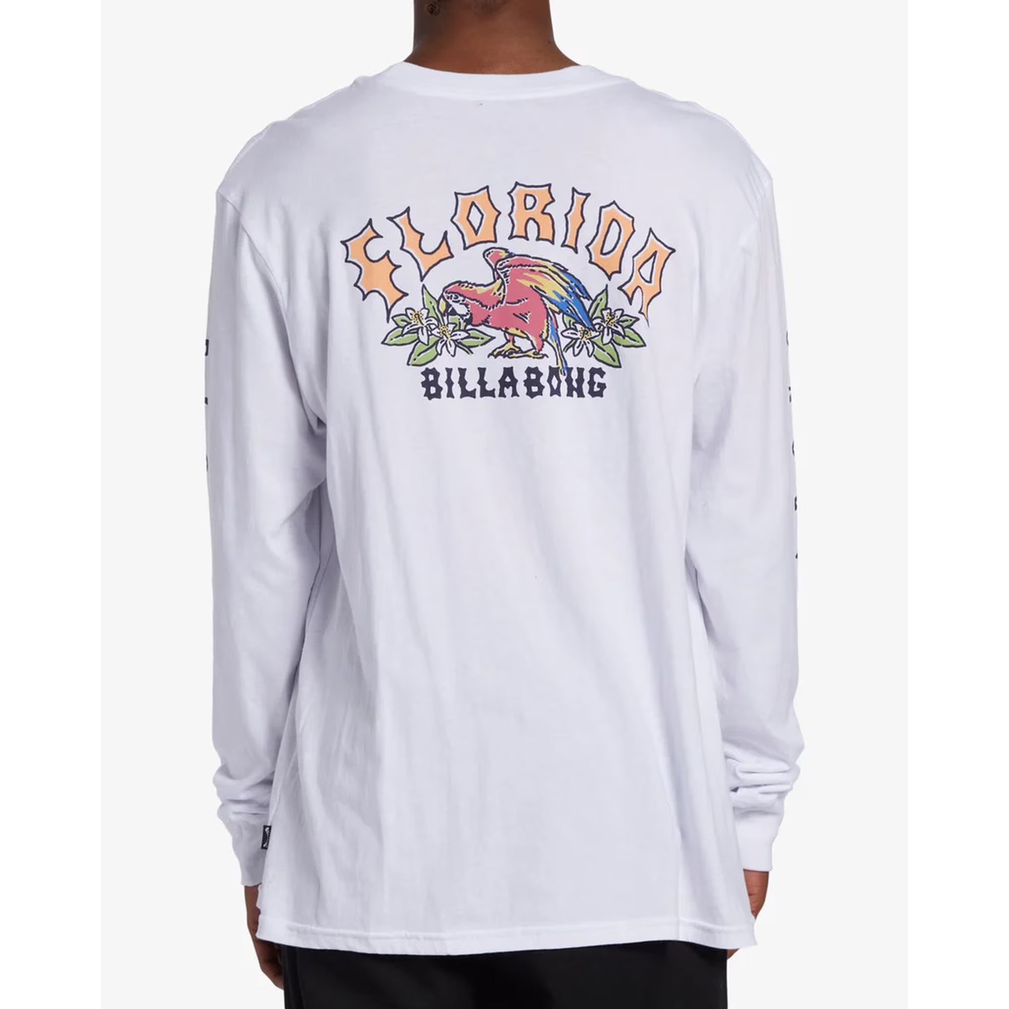 Billabong Men's Arch Florida Long Sleeve T-Shirt - White