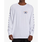 Billabong Men's Arch Florida Long Sleeve T-Shirt - White
