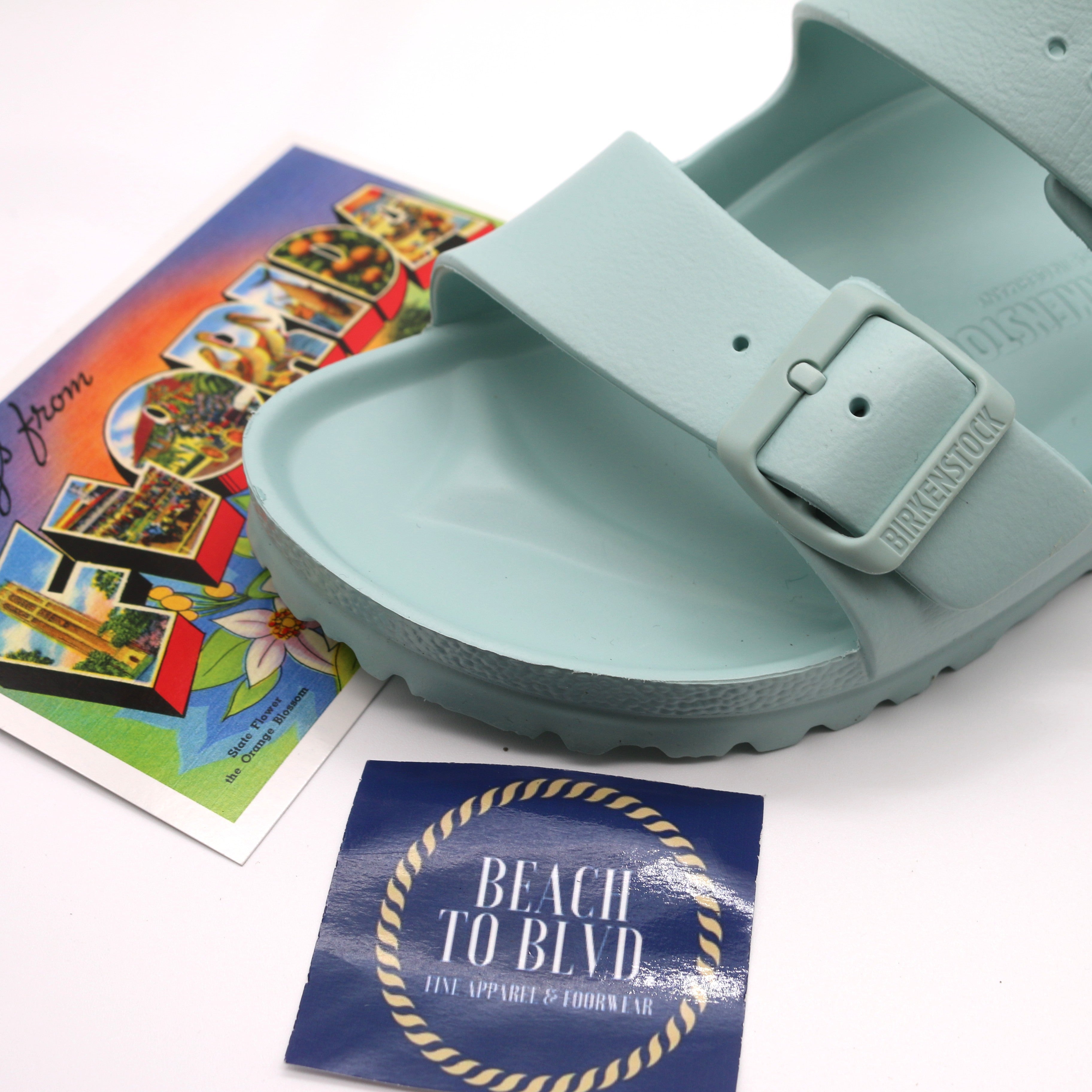 Birkenstock Essentials Arizona Eva Women's Sandals - Surf Green