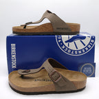 Birkenstock Gizeh Core Birko-Flor Sandals Mocca - BeachToBlvd