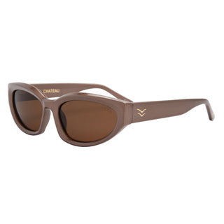 I-SEA Chateau Women's Polarized Sunglasses - Cocoa Frame/ Brown Lens