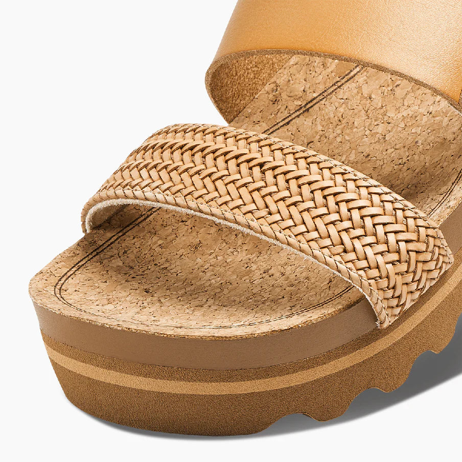 Reef Cushion Vista Hi Natural Braid Sandal