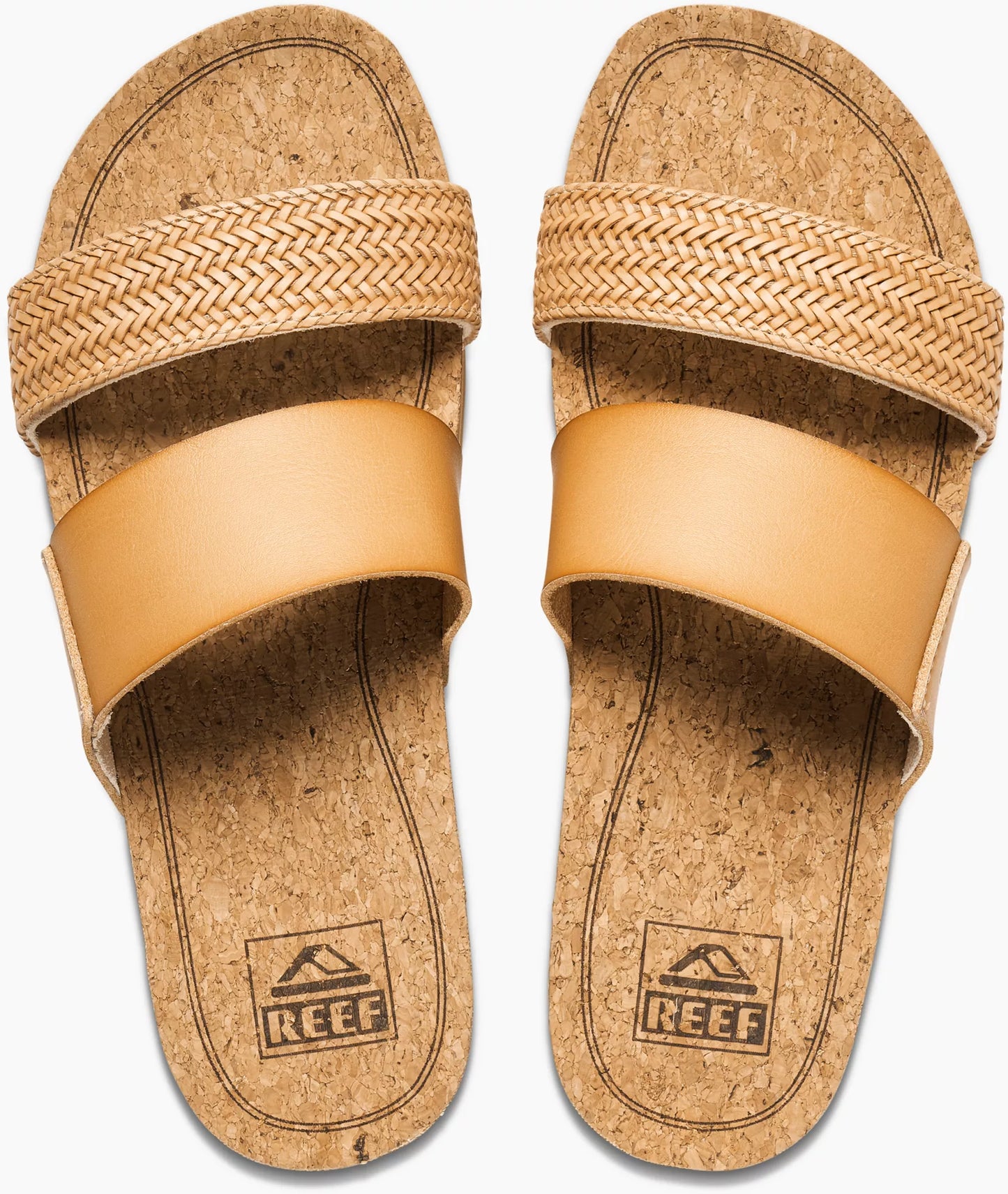 Reef Cushion Vista Hi Natural Braid Sandal