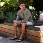 Reef Cushion Phantom 2.0 Leather Men's Sandals -Brown/Black