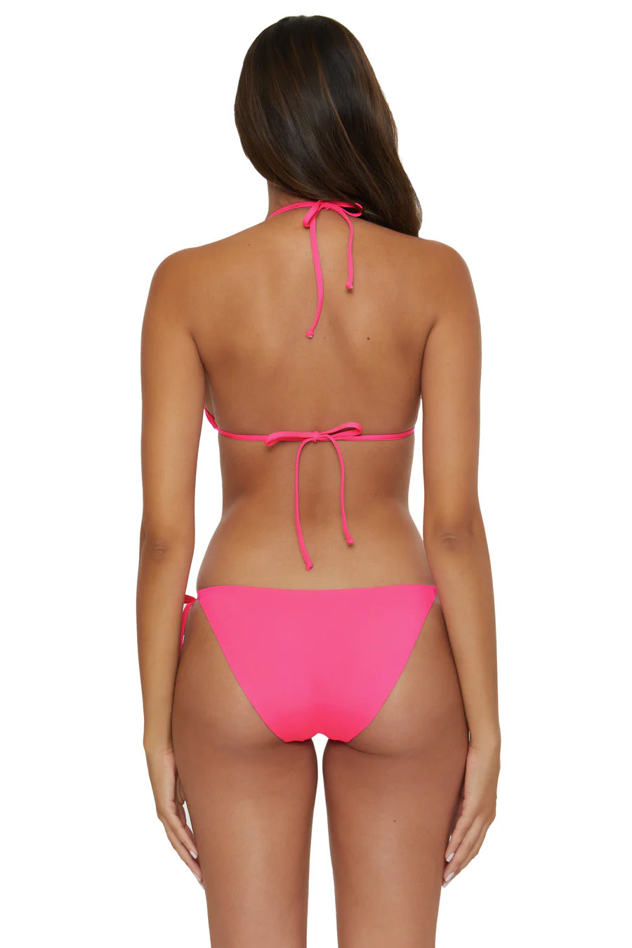Becca by Rebecca Pink Glo Color Code Tie Side Bottoms