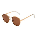 I-SEA Cooper Women's Polarized Sunglasses - Gold/Brown Lens