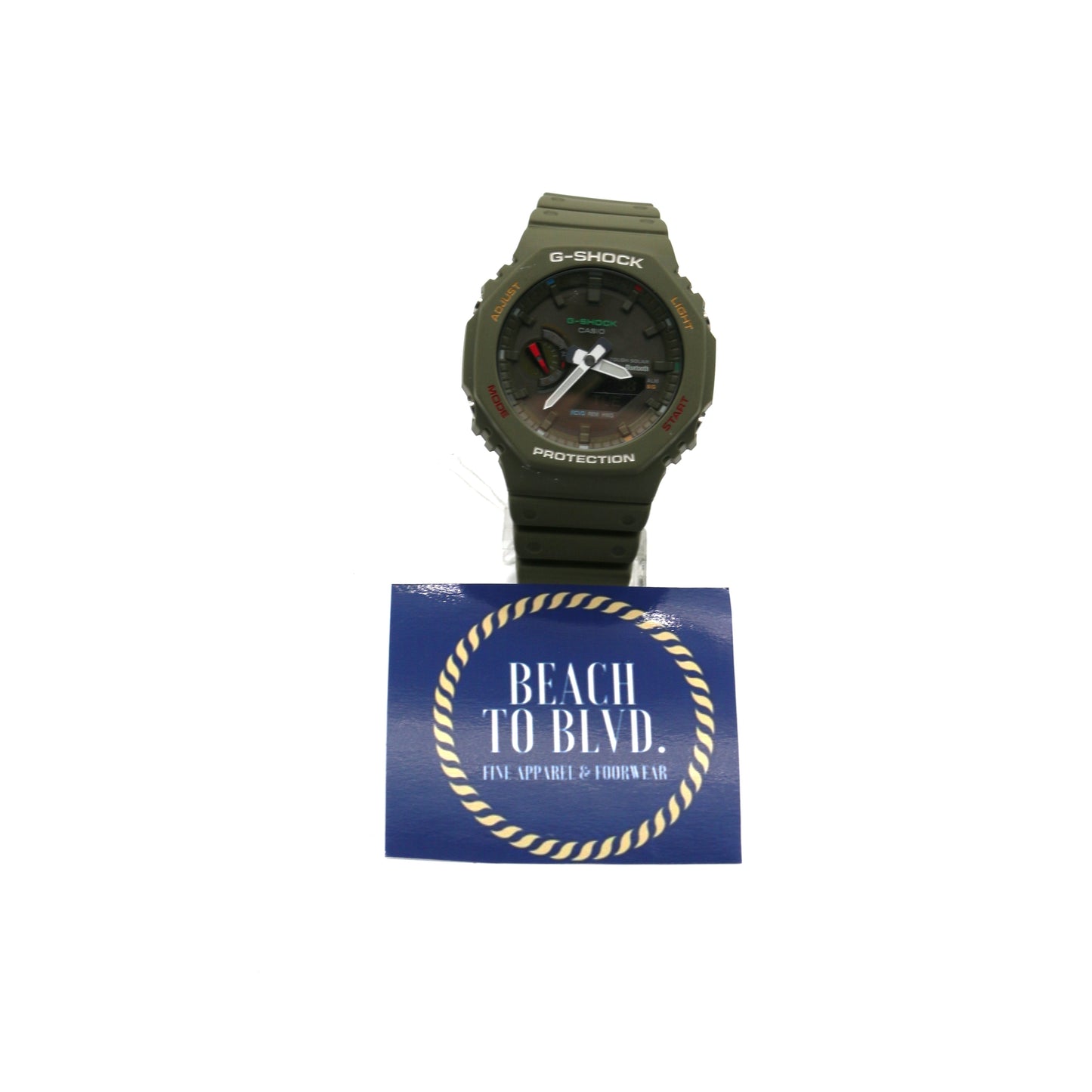 Casio G-Shock Analog \ Digital Men's Watch - Green - GAB2100FC-3A