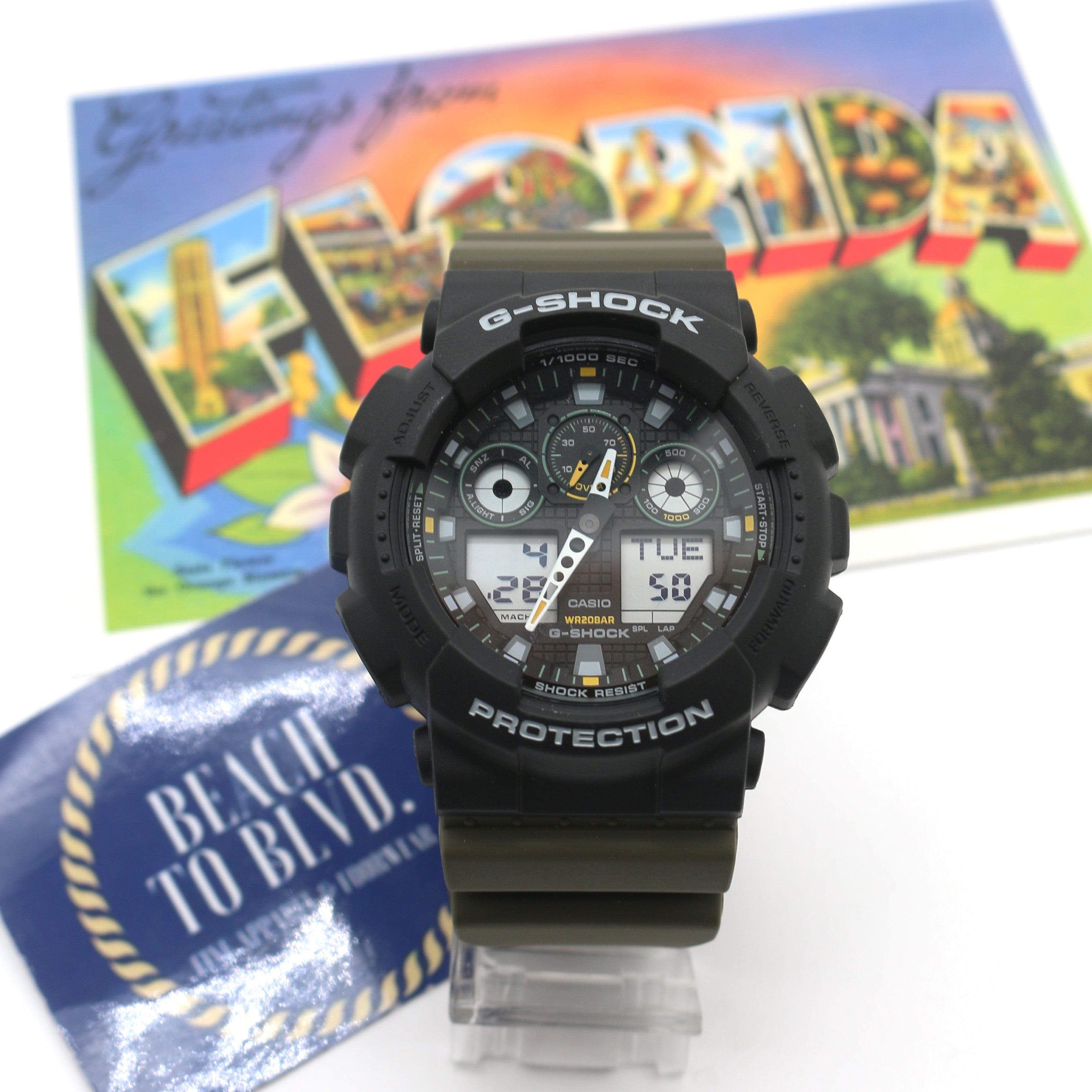 Casio G-SHOCK ANALOG-DIGITAL GA-100TU-1A3 - BeachToBlvd