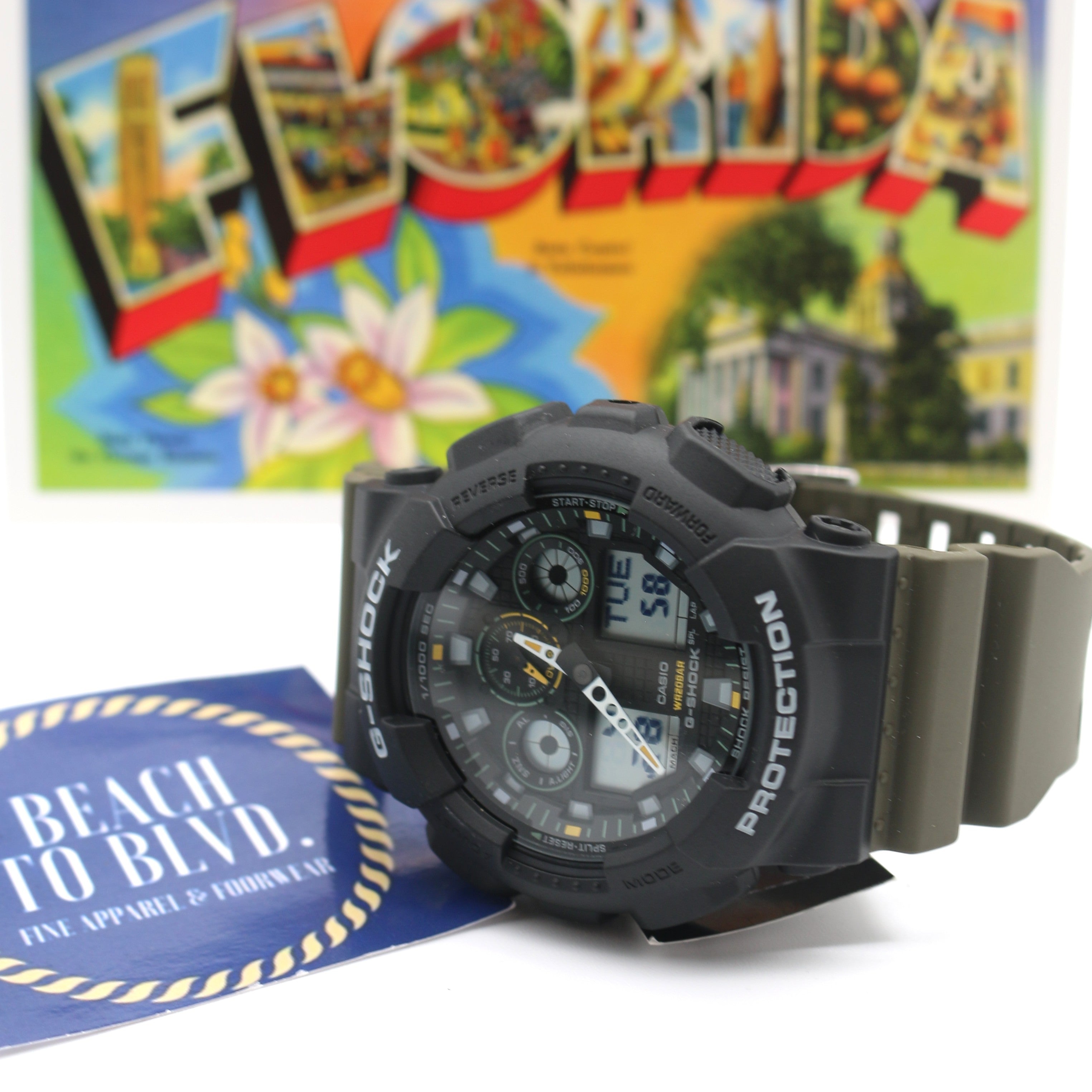 Casio G-SHOCK ANALOG-DIGITAL GA-100TU-1A3 - BeachToBlvd