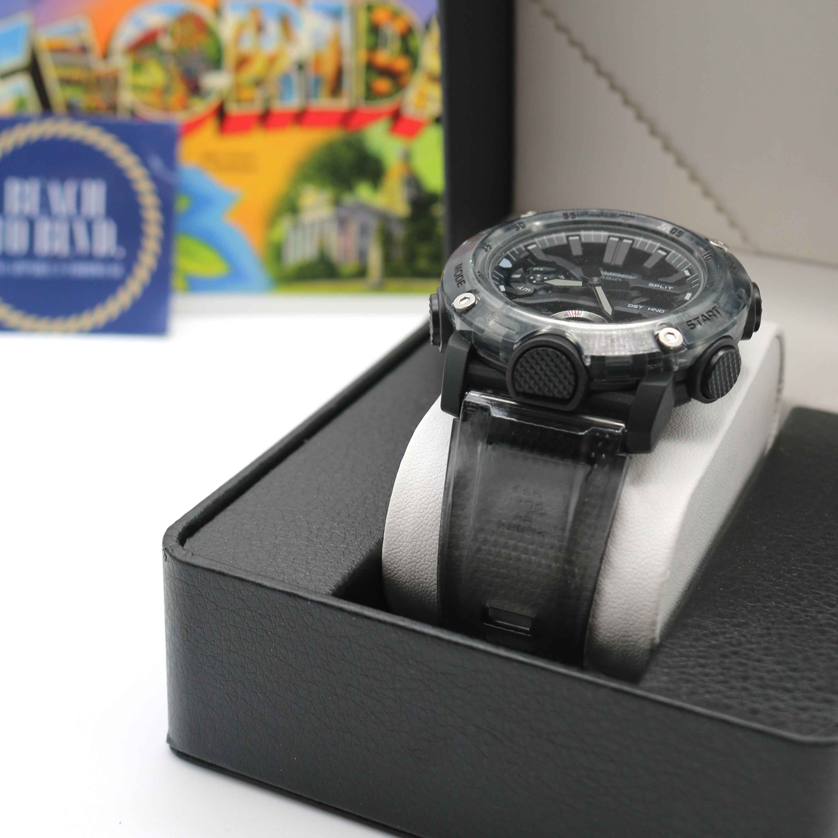 Casio G-Shock Analog \ Digital Men's Watch - Transparent/Gray - Ga2000Ske-8A