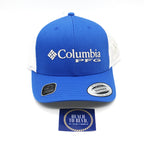 Columbia Sportswear PFG Mesh Snap Back Hat - High Crown - Vivid Blue\Marlin - BeachToBlvd