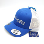 Columbia Sportswear PFG Mesh Snap Back Hat - High Crown - Vivid Blue\Marlin - BeachToBlvd