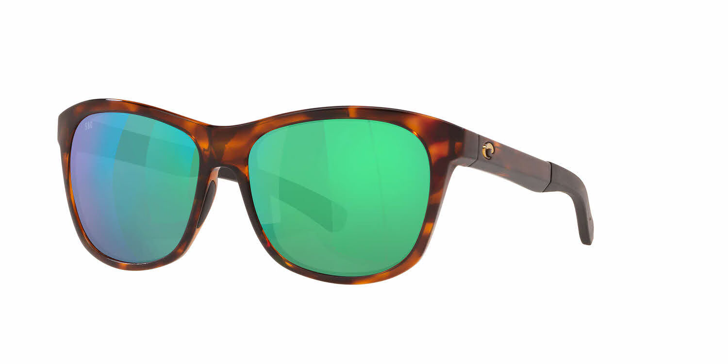 Costa Sunglasses Vela 06S9027- Shiny Tortoise/Green Mirror Polarized