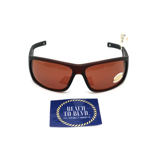 Costa Del Mar Cape Sunglasses - Havana Brown/ Copper Silver Mirror