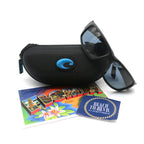Costa Sunglasses Fantail - Blackout Frame W/Gray Lens