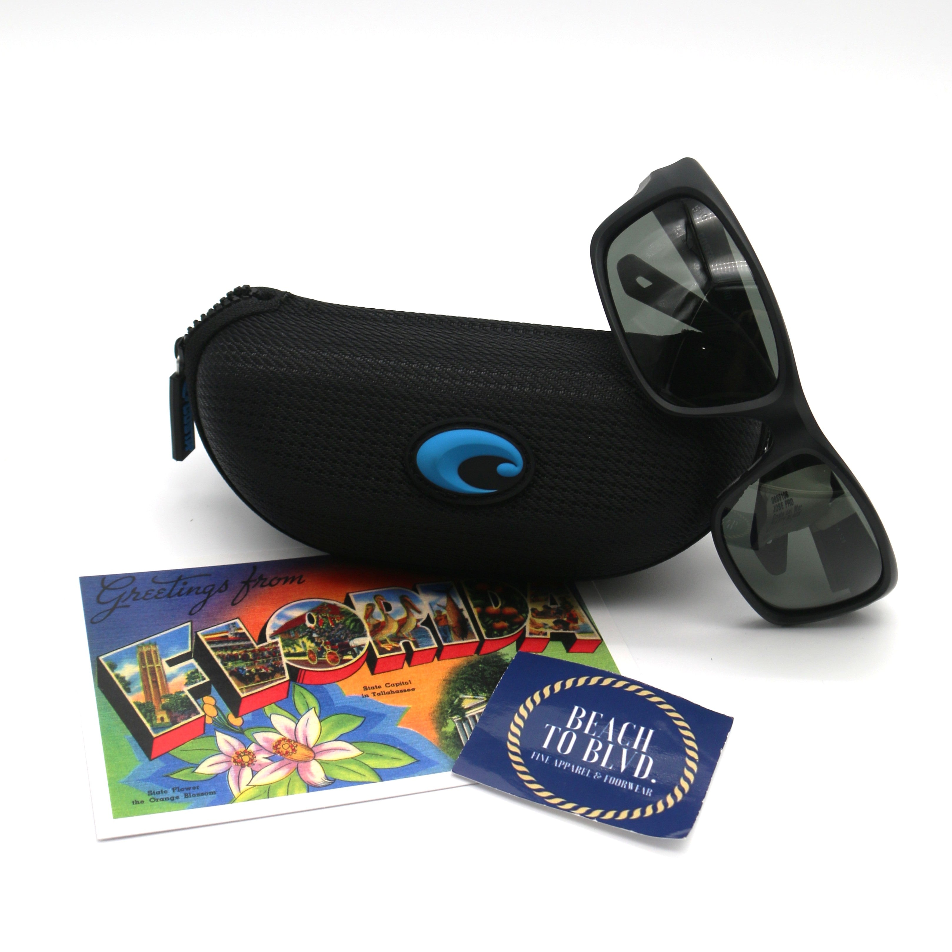 Costa Sunglasses Jose Pro - Matte Black Frame W/Gray Lens